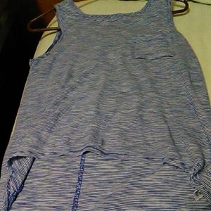 Blue and White stripes Old Navy Tank Top